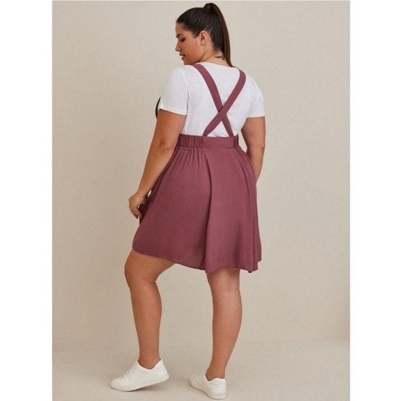 🍁🍂Torrid 1x Mini Challis Skirtall - Picture 2 of 8